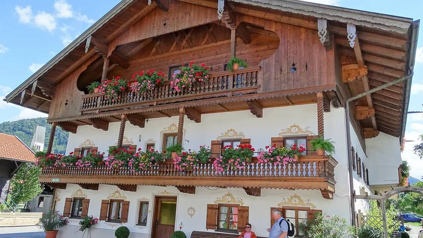 Ferienwohnung für 4 Personen, mit Garten und Balkon in Nußdorf am Inn