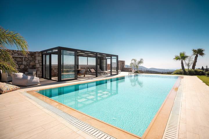 Gîte pour 8 personnes, avec jardin, adapté aux familles dans Rhodes - 3