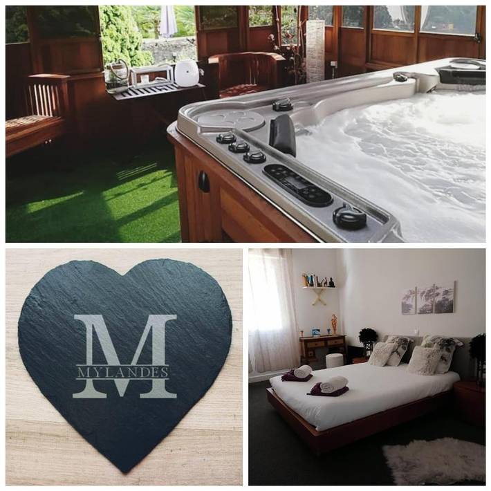 Maison d’hôte pour 2 personnes, avec Jacuzzi ainsi que Terrasse et Piscine