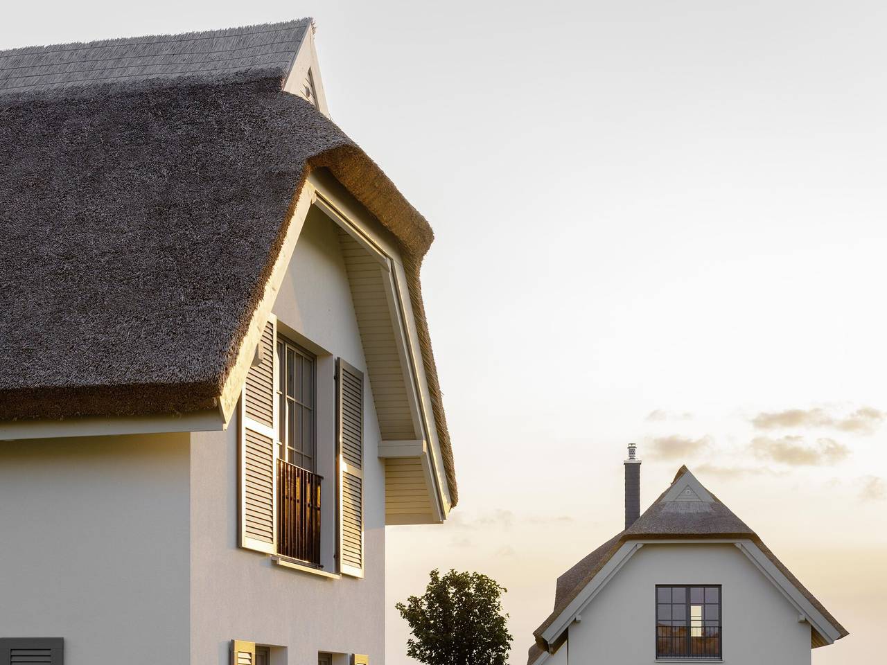 Reetdachhaus in Dranske in Kreptitz, Dranske