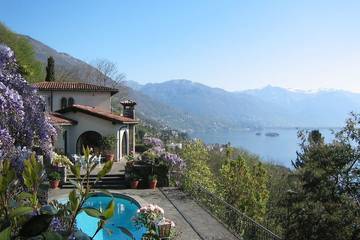 Ferienhaus für 10 Personen, mit Balkon in Brissago
