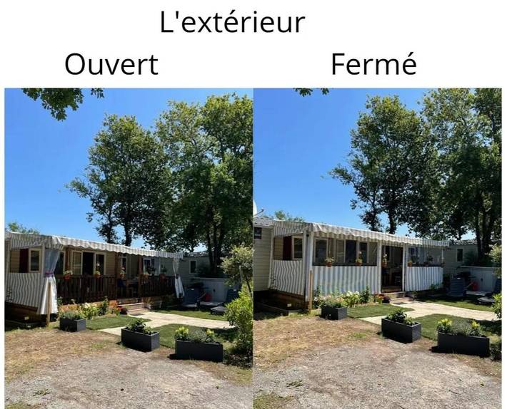 Camping voor 8 personen, with Whirlpool and Terras as well as Tuin and Kinderzwembad in Soulac-sur-Mer
