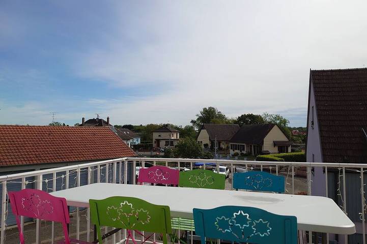 Gîte pour 6 personnes, avec balcon, animaux acceptés dans Ostheim - 3