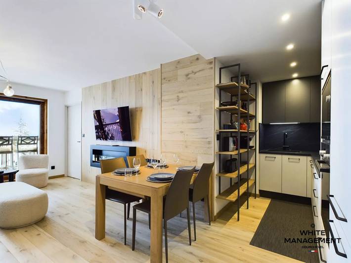 Gîte pour 6 personnes, avec balcon dans Courchevel 1650 (Moriond) - 4