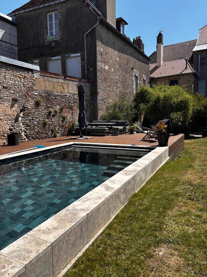 Appartement de vacances pour 4 personnes, avec Terrasse ainsi que Jardin et Piscine
