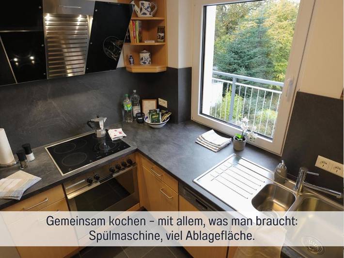 Ferienwohnung für 6 Personen, mit Balkon und Terrasse sowie Garten und Ausblick in Mastershausen - 4