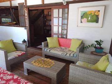 Gîte pour 6 personnes, avec vue et jardin dans Rangiroa