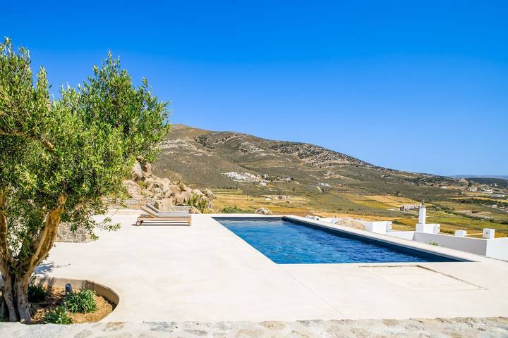 Villa for 4 people, with yard and terrace in Naxos