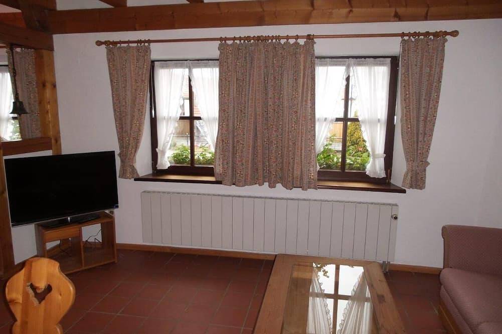 \"Die Ferienwohnung ist eigentlich ein Ferienhaus oder Ferienapartment. in Prichsenstadt, Fränkisches Weinland