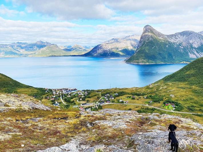 Ferienhaus für 4 Personen, mit Terrasse und Garten in Nord-Norwegen