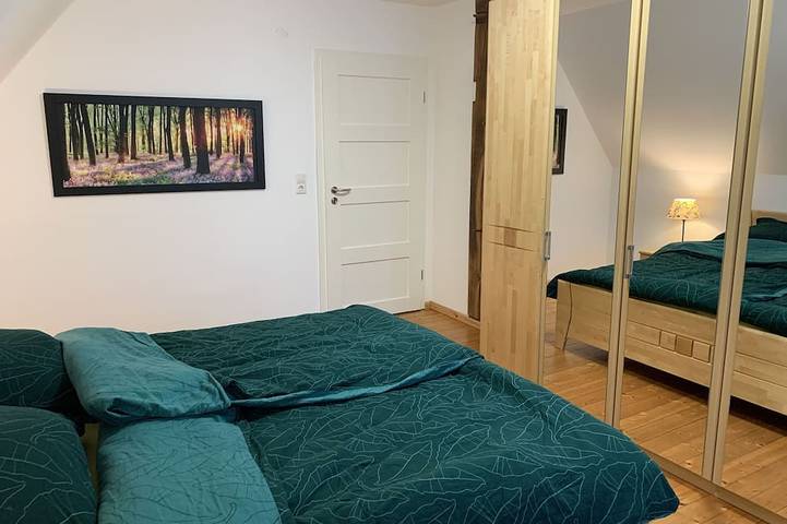 Ganze Wohnung, Ferienwohnung Varus im Erholungsgebiet Kalkriese inmitten von Wiesen und Wäldern in Ostercappeln, Landkreis Osnabrück
