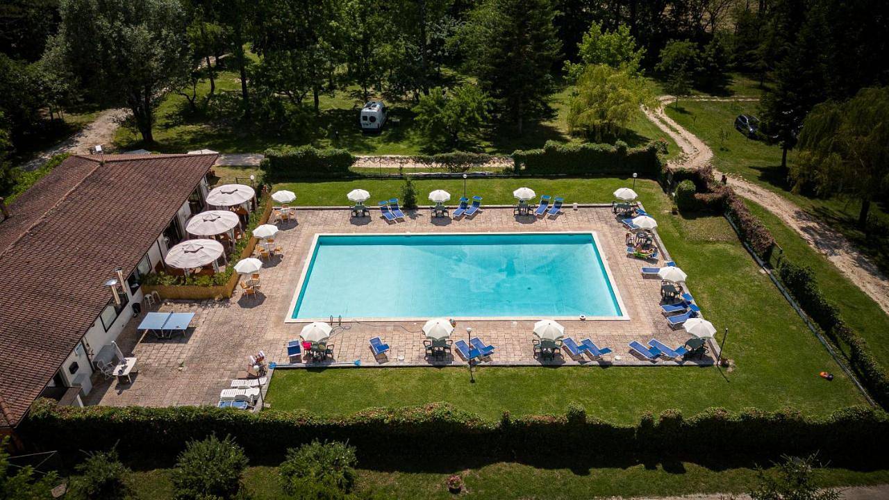 Rio Verde camping villaggio in Costacciaro, Umbria
