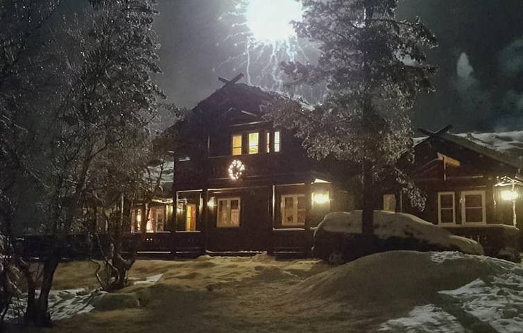 Ferienhaus für 10 Personen mit Ausblick in Drangedal