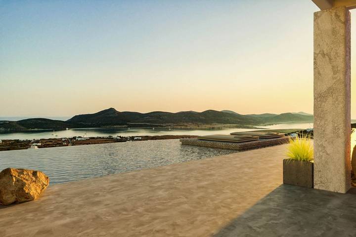 Villa pour 4 personnes, avec Vue sur l’océan et Terrasse ainsi que Jardin et Piscine dans Antiparos - 2