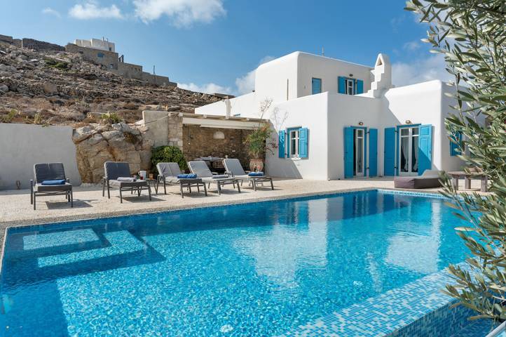 Ferienhaus für 8 Personen, mit Balkon und Garten auf Mykonos