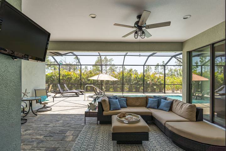Ferienhaus für 6 Personen, mit Terrasse und Pool - 1