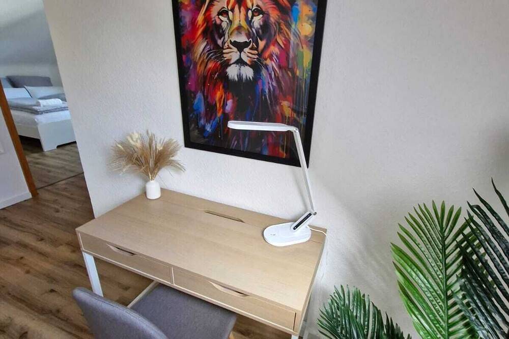 Ganze Wohnung, Fewo Allergrün, Balkon mit Blick in die Natur in Verden, Landkreis Verden