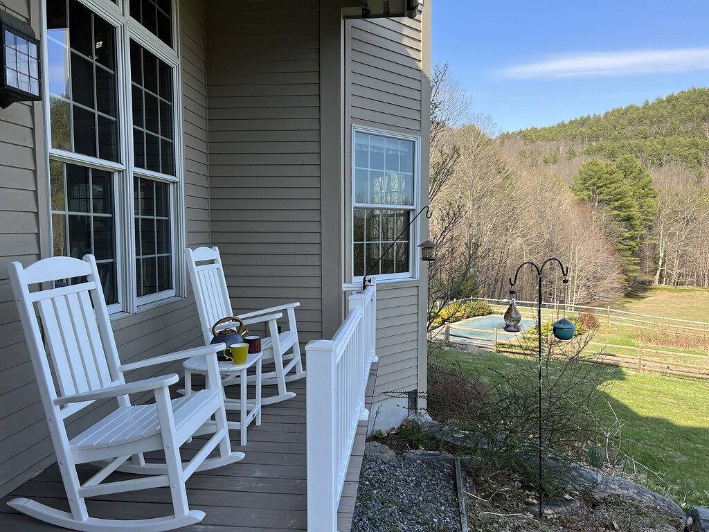 Modern private home 30 acres w/ pool, river, billiards, & near 4 ski mtns in Townshend, Windham County