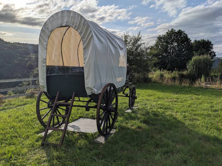 Camping für 2 Personen, mit Garten