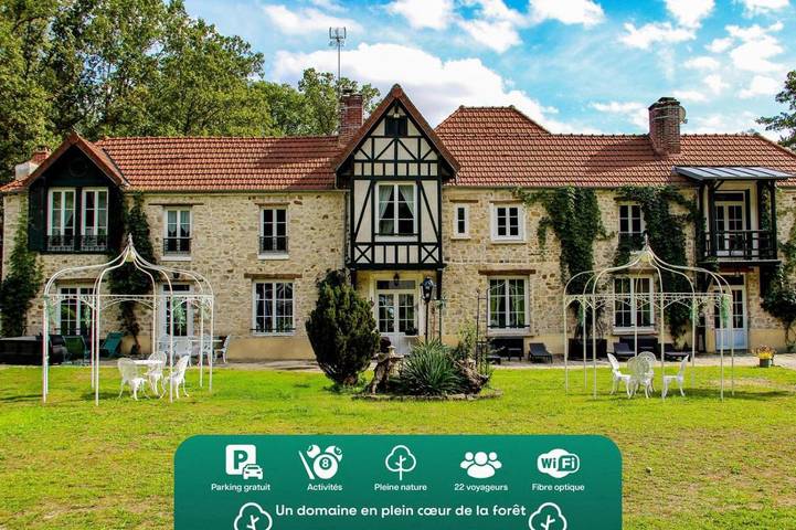 Maison de vacances pour 22 personnes, avec vue et jardin, animaux acceptés