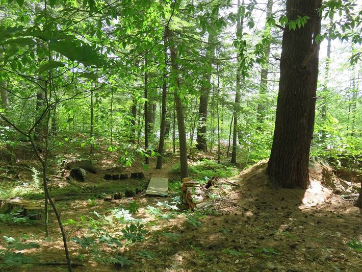 Blockhütte für 6 Personen, mit Balkon - 1