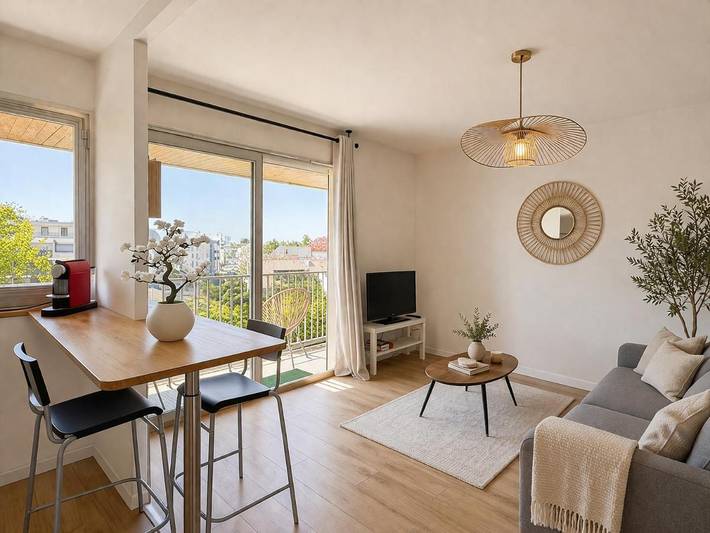 Apartamento de vacaciones para 4 personas, con jardín y vistas - 1