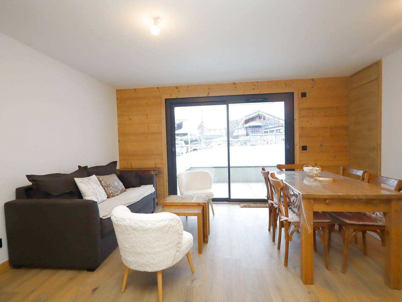 Apartamento entero, Apartamento 3 hab 6 pers Les Houches, vista Mont-Blanc, terraza in Les Houches, Macizo del Mont Blanc