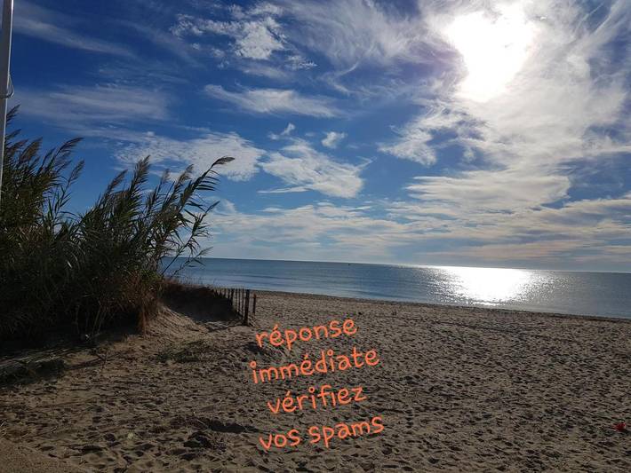 Appartement de vacances pour 5 personnes, avec terrasse et vue dans Marseillan-Plage