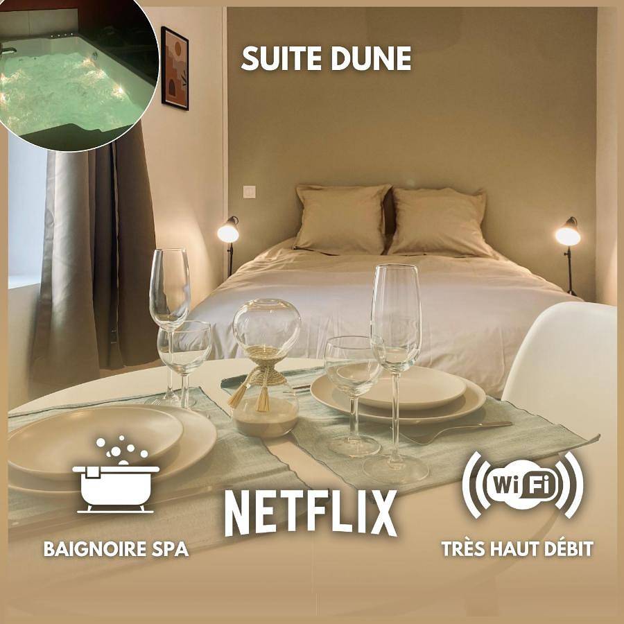Appartement entier, Suite Dune - Escapade Romantique avec Jacuzzi Privé in Montargis, Région de Montargis