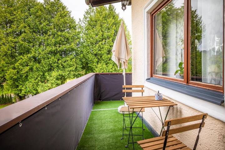 Ferienwohnung für 6 Personen, mit Garten und Ausblick