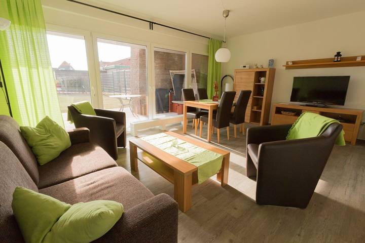 Ferienwohnung für 4 Personen, mit Terrasse und Garten in Nordsee Niedersachsen