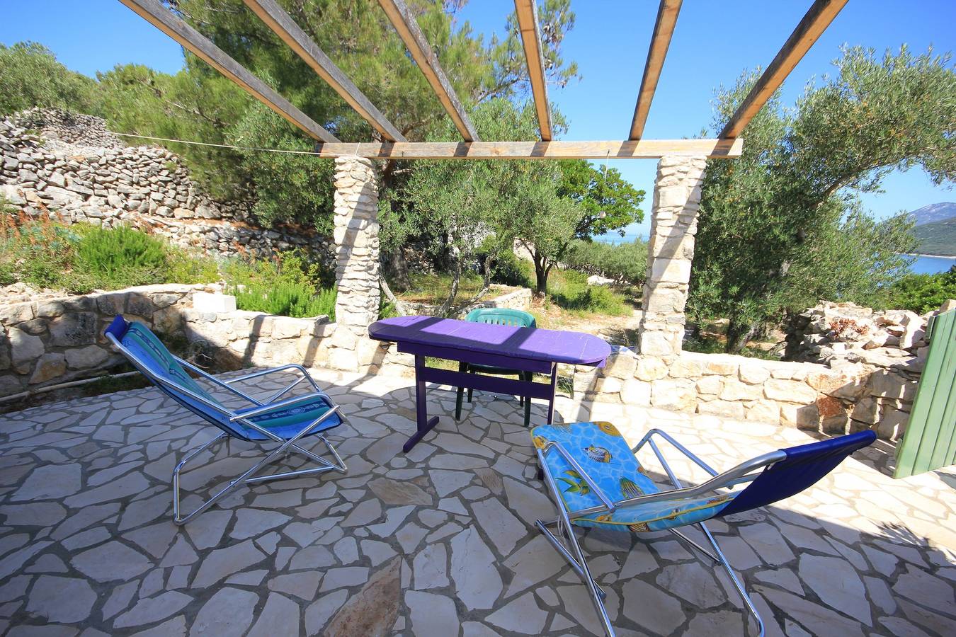 1-Zimmer-Haus mit Terrasse und Meerblick Bucht Studencic, Losinj K-3263 in Cunski, Kvarner Inseln