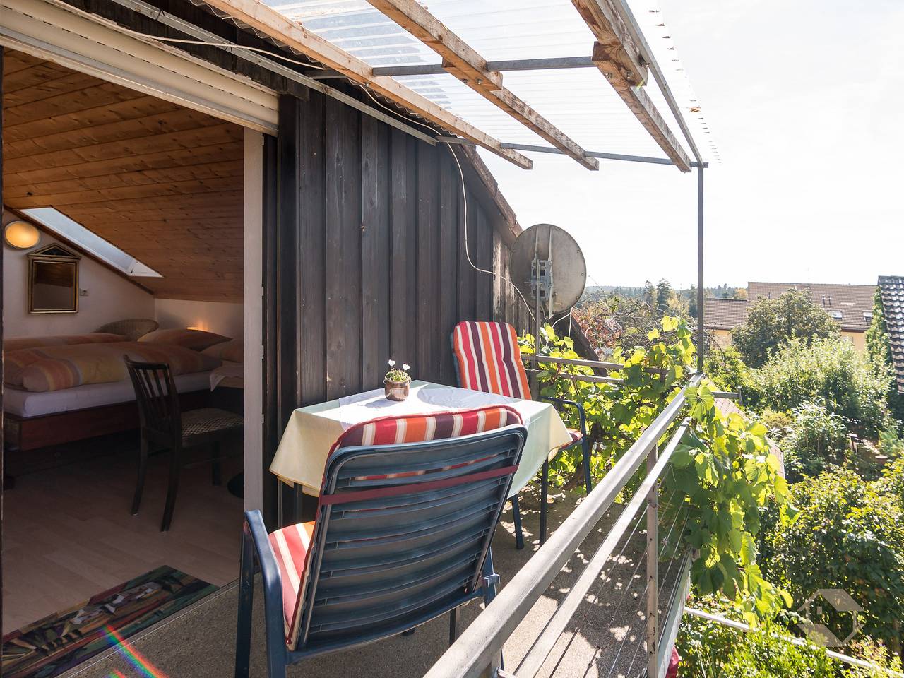 Room 'Mit Balkon' with Balcony and Wi-Fi in Schömberg, Northern Black Forest