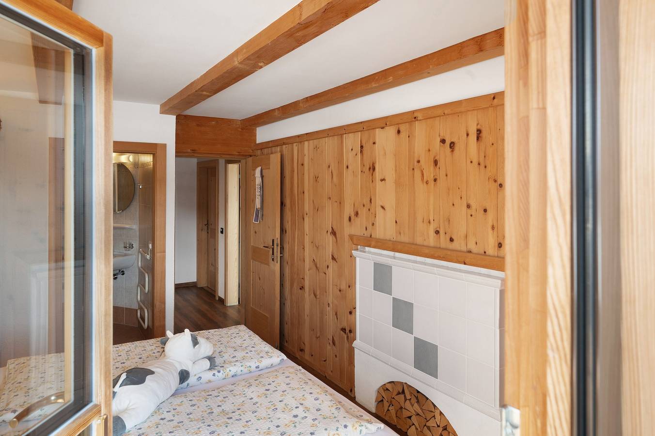 Zimmer 'Lila' mit gemeinsamer Terrasse, gemeinsamem Garten und Wi-Fi in Villanders, Sarntaler Alpen