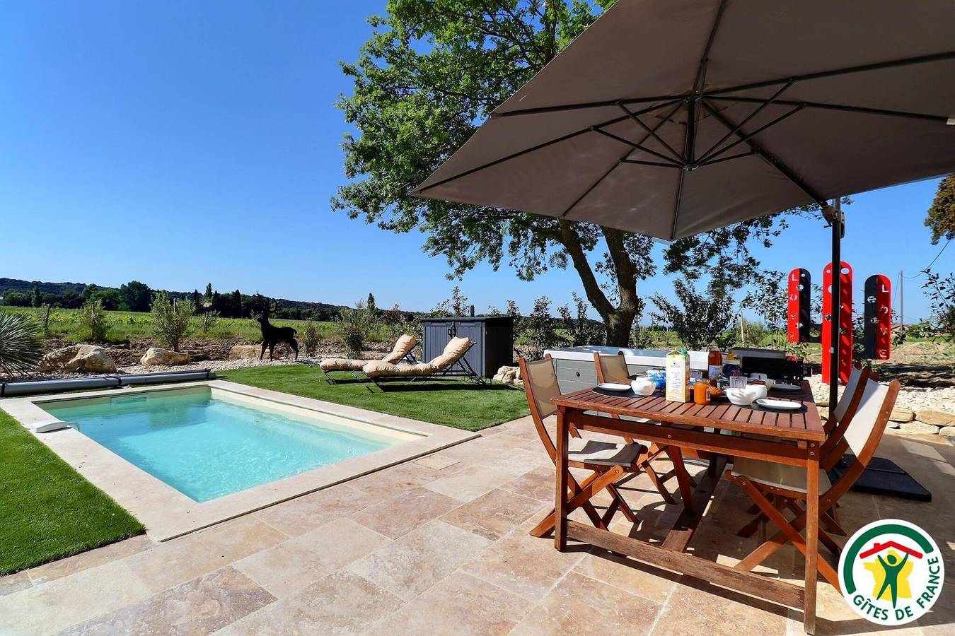 Gîte für 2 Personen mit Sauna in Rousset-les-Vignes, Nyons und Umgebung