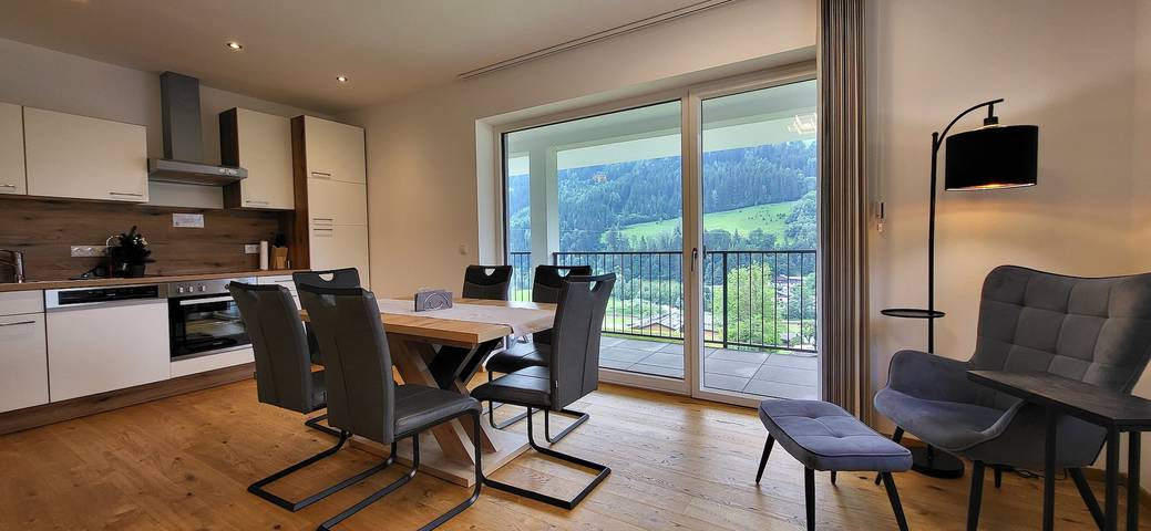 Apartament wakacyjny dla 6 osób, z ogród i balkon oraz widok, Dla rodziny w Schladming
