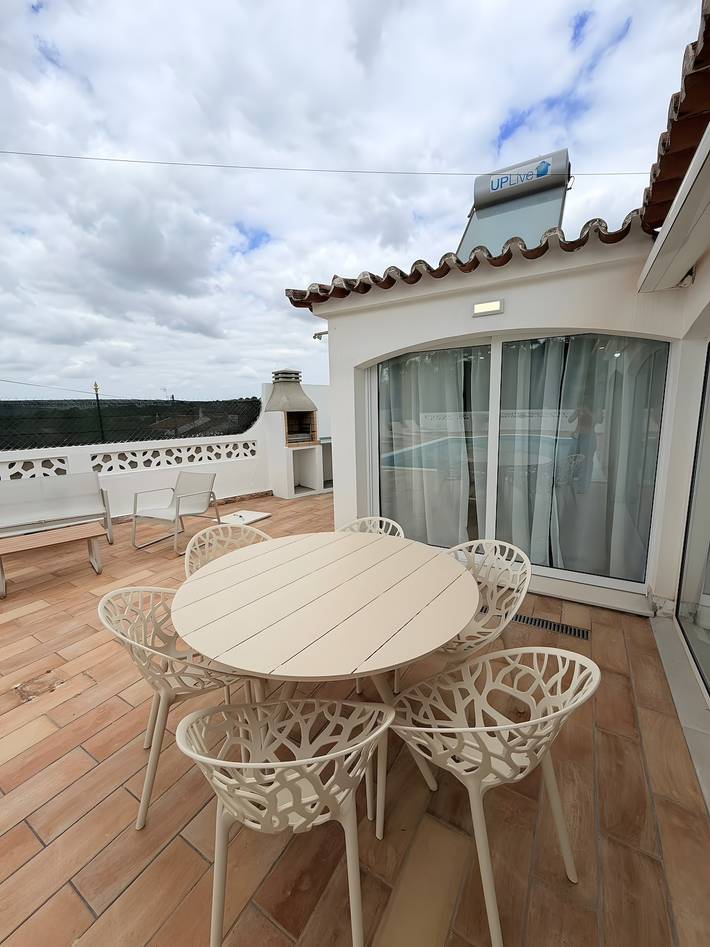 Ferienhaus 'Yolanda' mit privatem Pool, Wlan und Klimaanlage in Luz de Tavira e Santo Estévão, Parque Natural da Ria Formosa