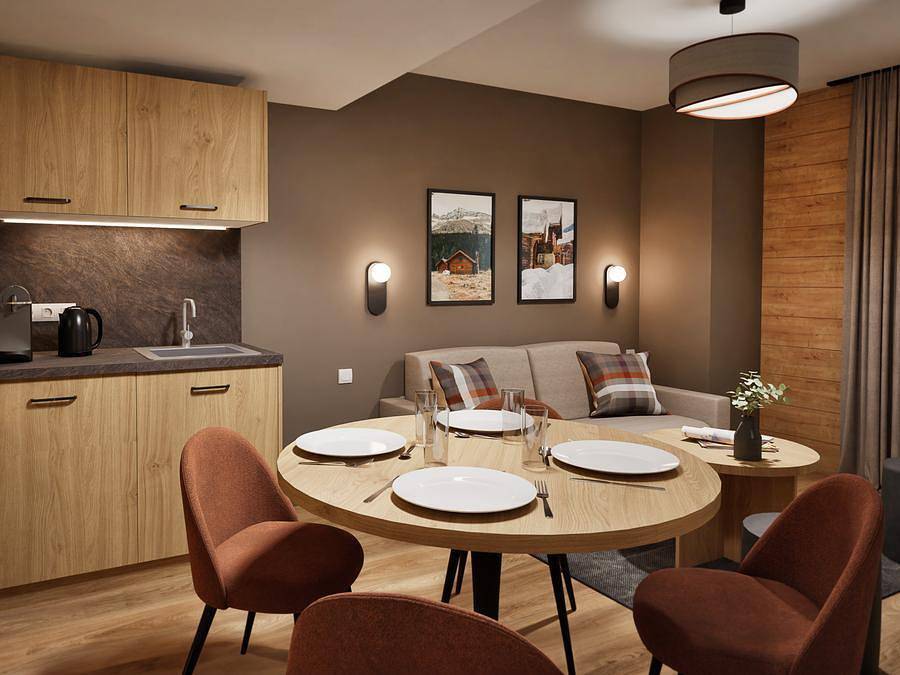 Résidence Odalys Collection L'Ecrin Blanc - Appartement 4 personen - 2-kamerappartement voor 4 personen (ca. 37 m²) in La Rosière, Montvalezan