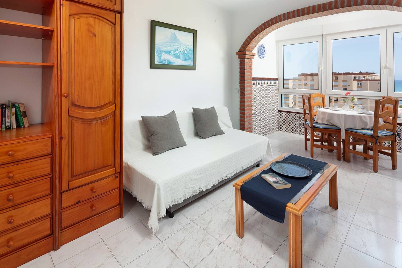 Ganzes Studio, Einzimmerapartment 'Estudio 07-05' mit Meerblick, Wlan und Klimaanlage in Torrox Costa, Torrox