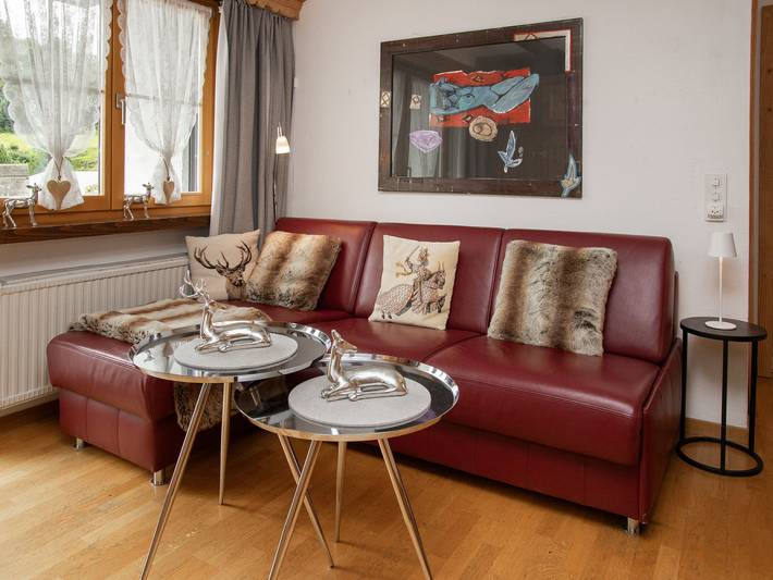 Ferienwohnung für 2 Personen, mit Garten und Terrasse sowie Sauna und Ausblick, mit Haustier in Graubünden - 2