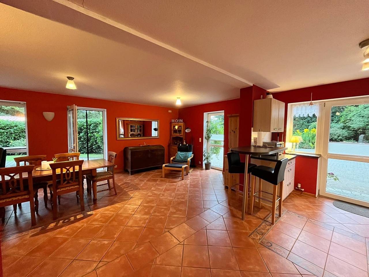 Ganze Wohnung, Ferienwohnung 'Cattle Barn - Leben Auf Dem Hof' mit Meerblick, privater Terrasse und Wlan in Tröndel, Südliche Ostseeküste