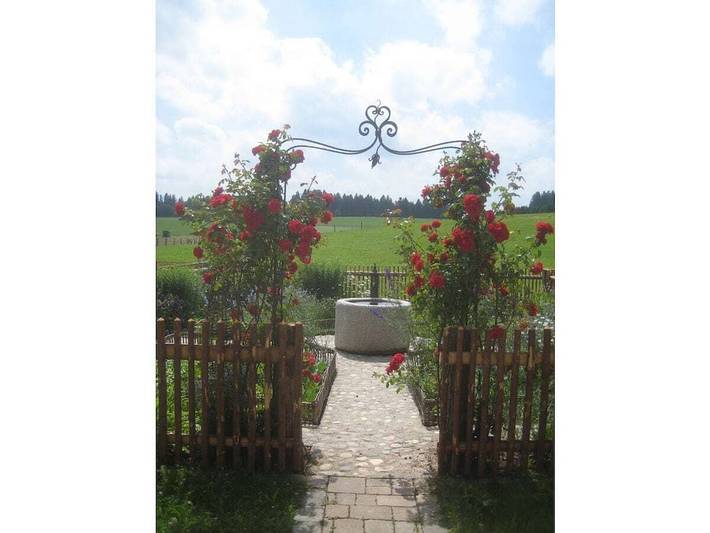 Auf dem Bauernhof Georgenhof in Huglfing, Pfaffenwinkel