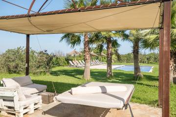 Chalet in Petra, Interior de Mallorca für 12 