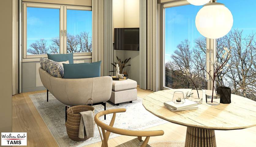 Ferienwohnung für 2 Personen, mit Balkon - 1