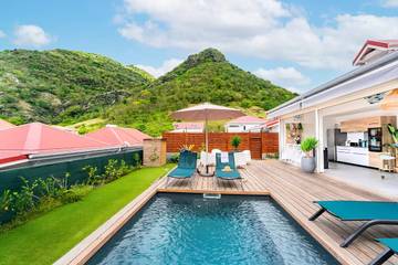 Cottage pour 6 personnes, avec jardin et piscine à Terre-de-Haut