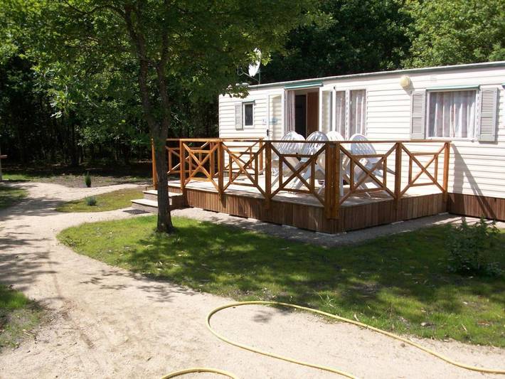 Camping voor 4 personen, met Terras en Tuin in Vendays-Montalivet