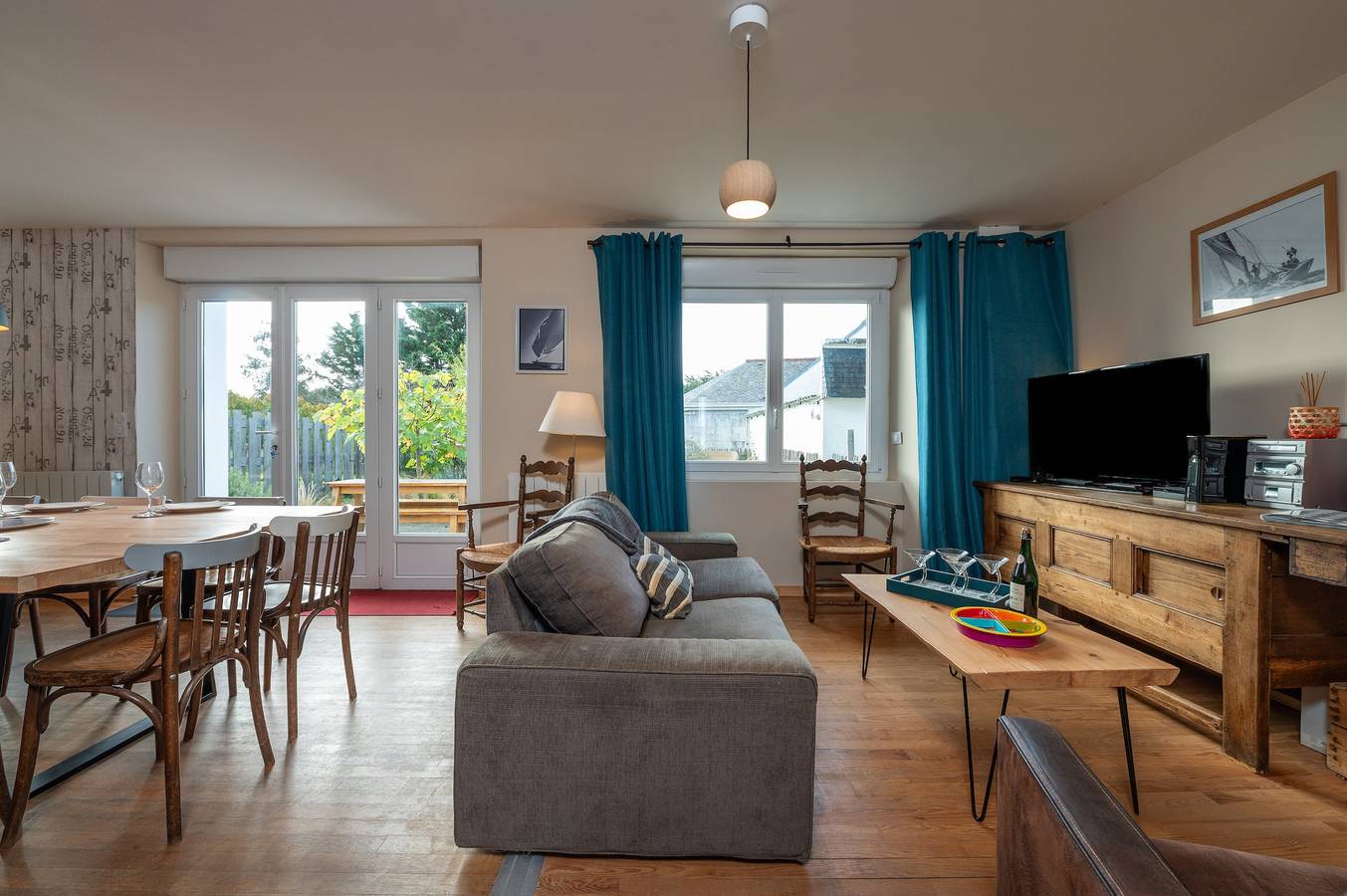 Casa de vacaciones 'Ty Eole Maison Tout Confort 10p' con terraza privada, jardín privado y Wi-Fi in Quiberon, Côte des Mégalithes