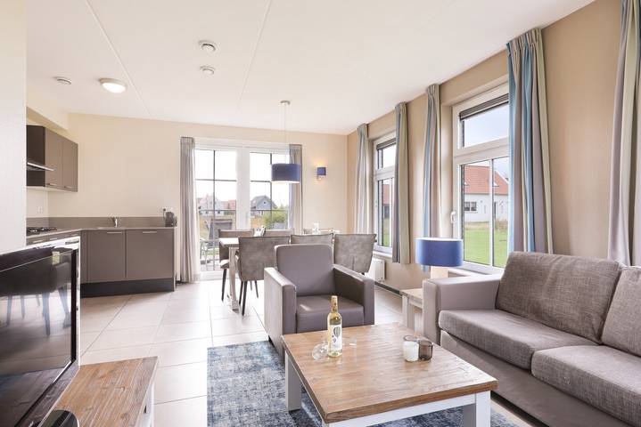 Ferienhaus für 6 Personen, mit Balkon/Terrasse und Terrasse sowie Sauna in Nieuwvliet - 2