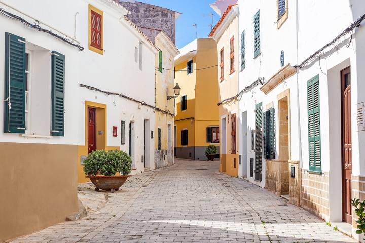 Casa de vacaciones 'Casa De Ses Roques' con terraza privada, Wi-Fi in Ciudadela, Costa de Menorca