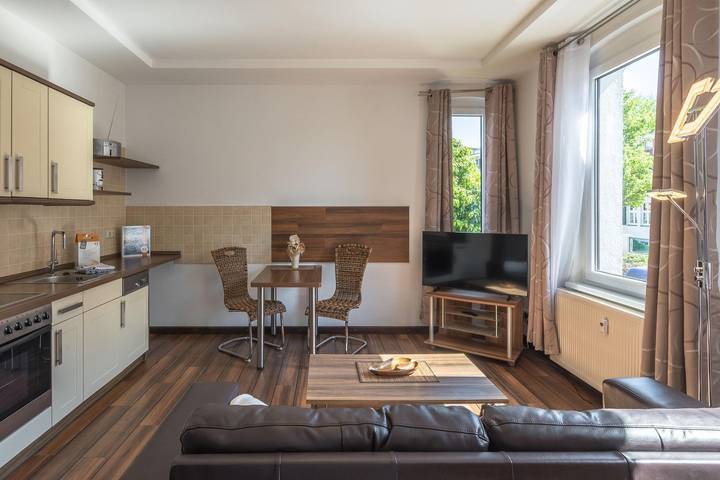 Ferienwohnung für 2 Personen, mit Terrasse in Waren (Müritz)